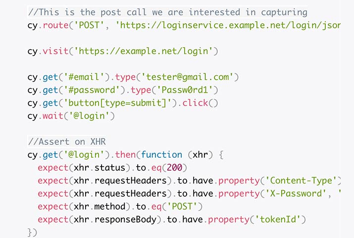 How to Capture Browser Network Traffic (XHR) with Cypress